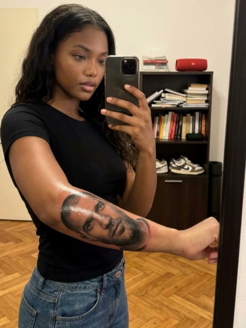 Arm Tatto Prank Female